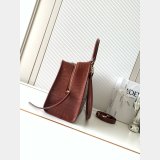 Large Loewe Amazona 180 bag in croco calfskin