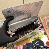 Dolce & Gabban Lizard-skin pattern Sicily handbag 20CM
