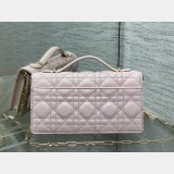 Christian Dior My 0502 Mini Soupir Pink Cannage Lambskin Bag